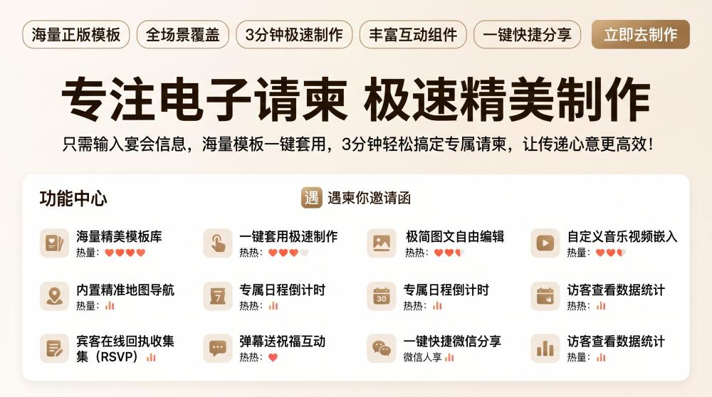 高人气聚会邀请函设计技巧，轻松提升到场率